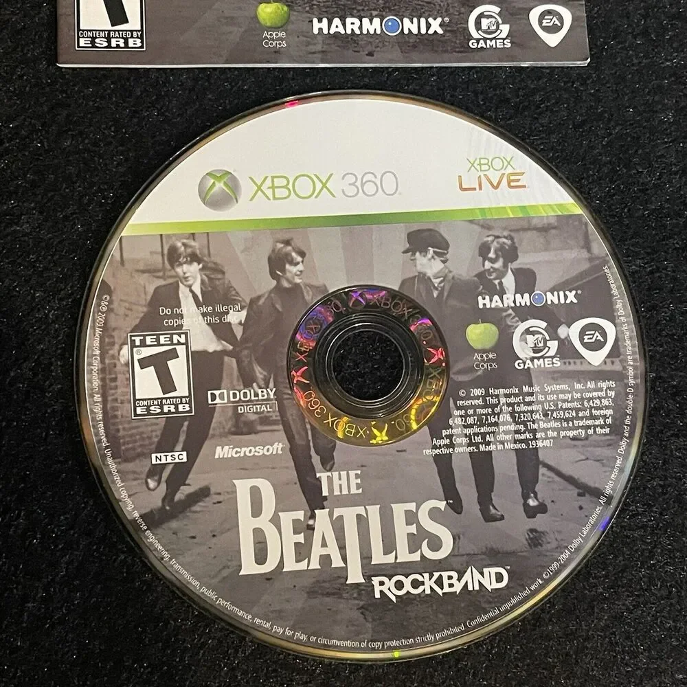 The Beatles: Rock Band (Microsoft Xbox 360, 2009) Complete CIB With Extras